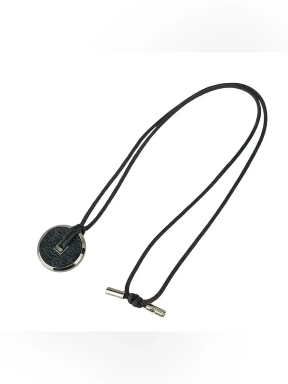 Louis Vuitton Eclipse Coin Necklace in Graphite